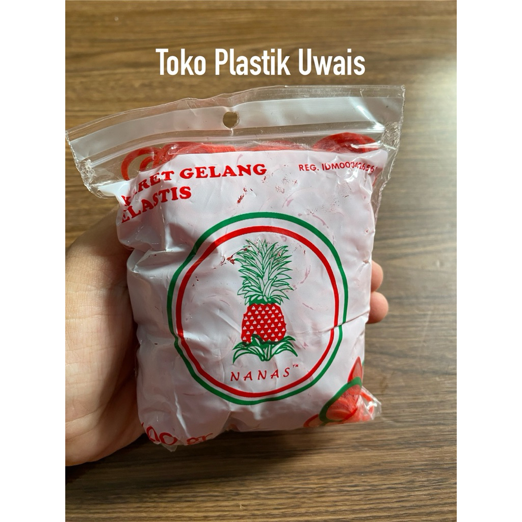 

KARET GELANG CINCIN ELASTIK MEREK NENAS BERAT 100 GR