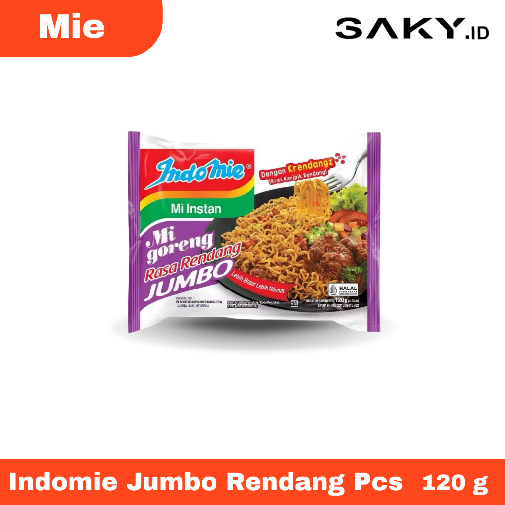 

Indomie Jumbo Goreng Rendang 120 G