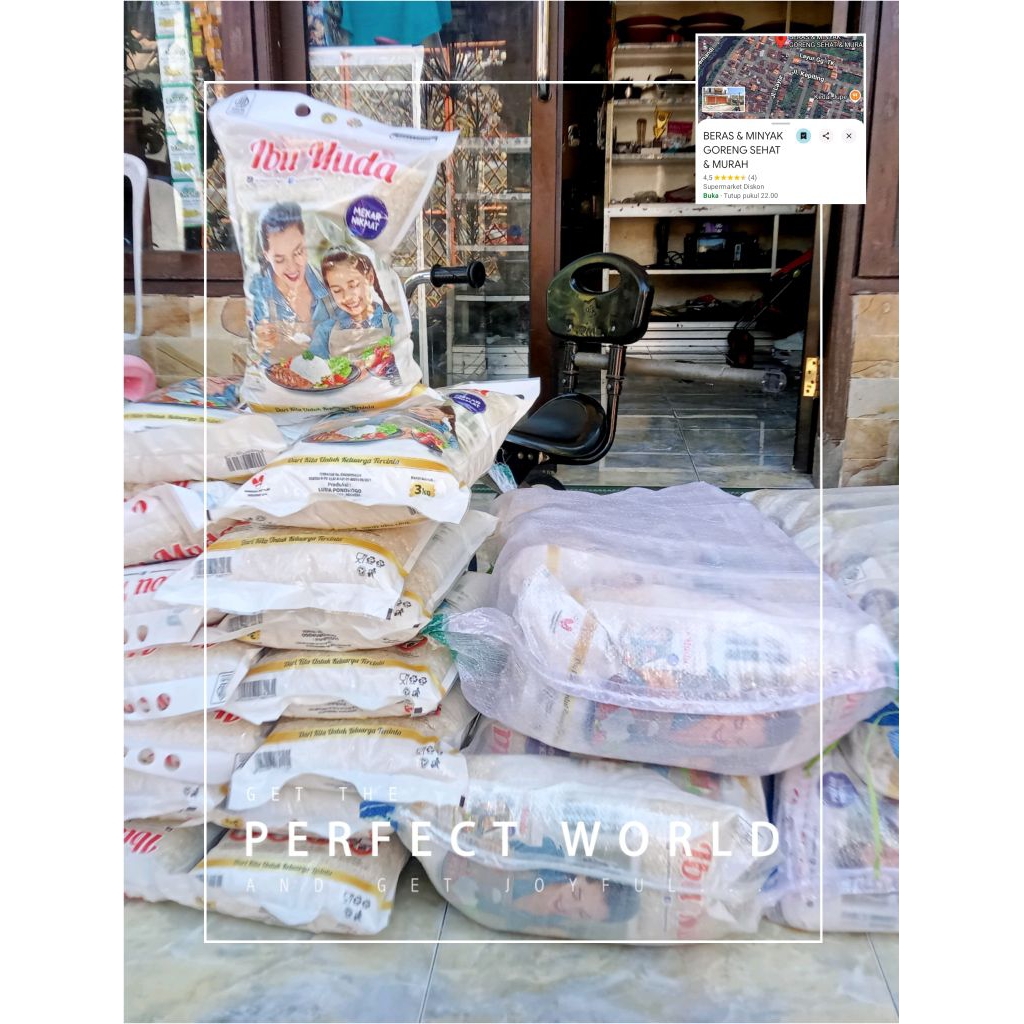 

Beras Premium Ibu Muda 3 kg : Bersih, utuh & punel