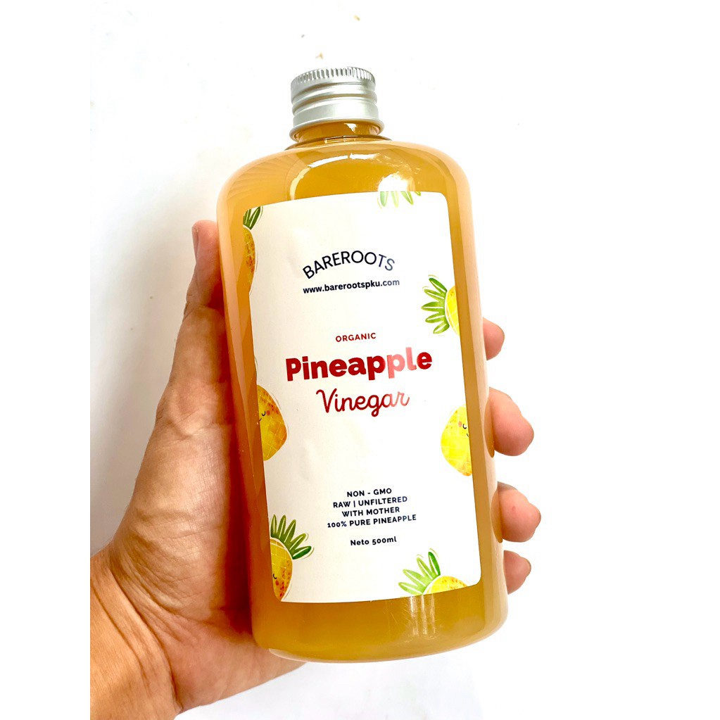

Pineapple vinegar with mother, Cuka Nanas dengan inang