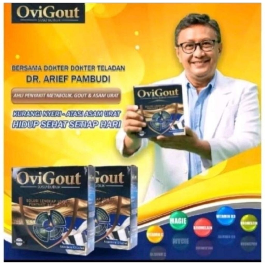 

Promo Ovigout Original susu murni Untuk solusi Asam urat dan syaraf kejepit BPOM halal