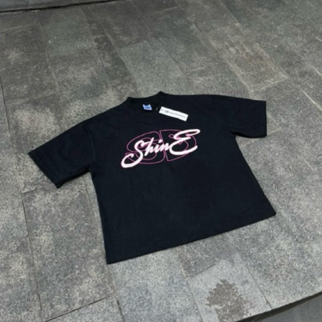 Shine.Everywhere - T-Shirt Boxy Oraciones De Los Padres Hitam Unisex - Cotton Combed 20s