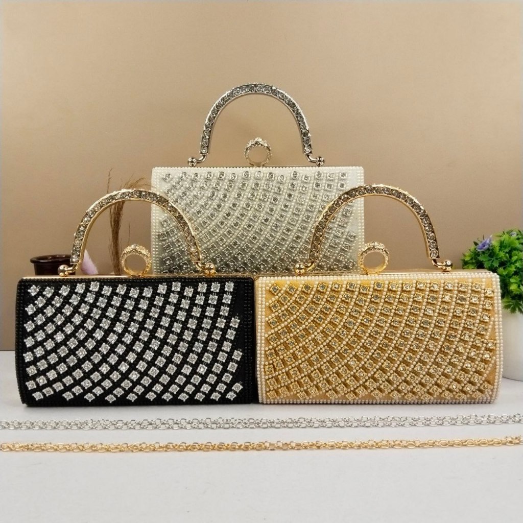 Tas Pesta Clutch Kondangan Wanita 2901-D3 - 21cm