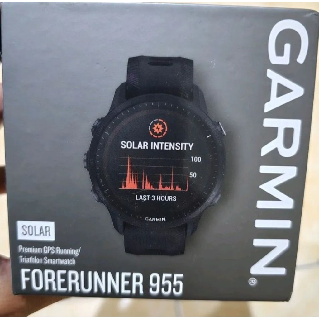 jam tangan lari smartwatch running garmin forerunner 955 solar second