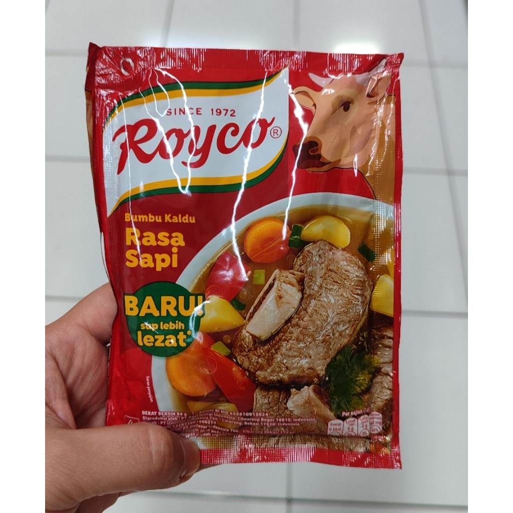 

Royco Bumbu Kaldu rasa Sapi lezaatt 94 gr