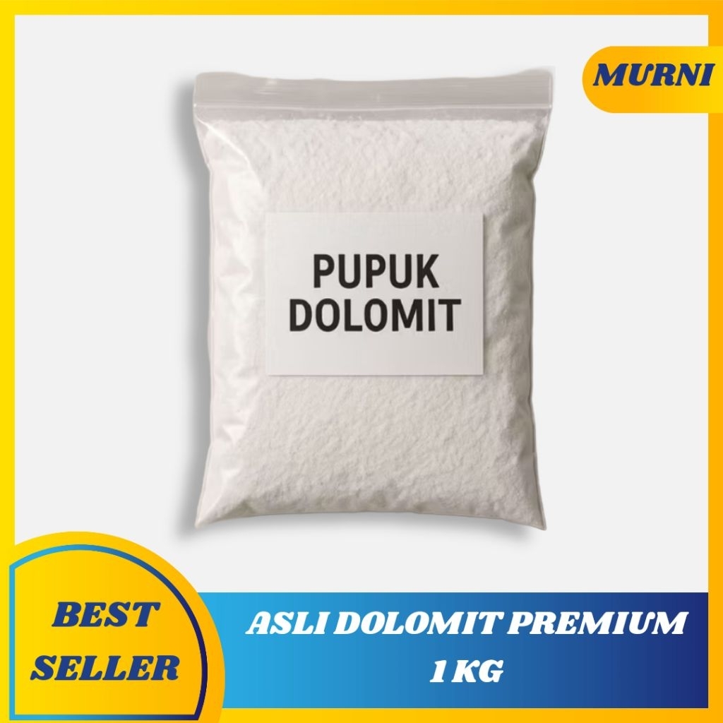 PUPUK DOLOMIT KAPUR DOLOMIT KAPUR PERTANIAN KEMASAN 1 KG