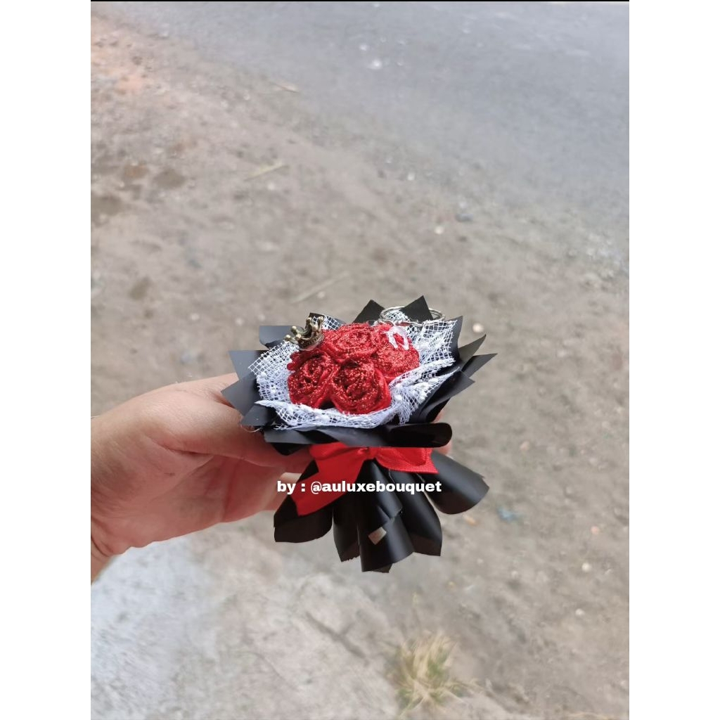 

gantungan pita satin mini by auluxebouquet