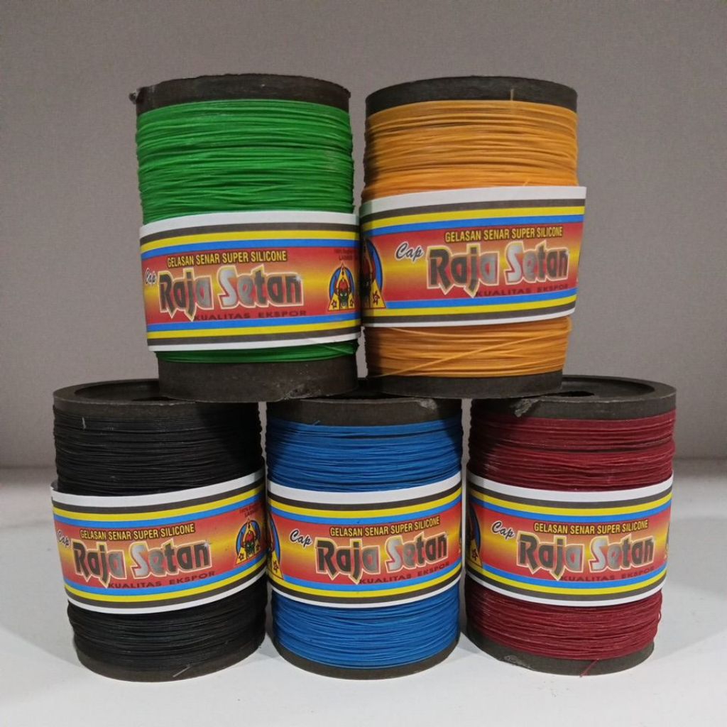 GELASAN BENANG LAYANGAN SUPER TAJAM | GELASAN CAP RAJA SETAN ANTI PUTUS | BENANG KUALITAS EKSPOR TEB