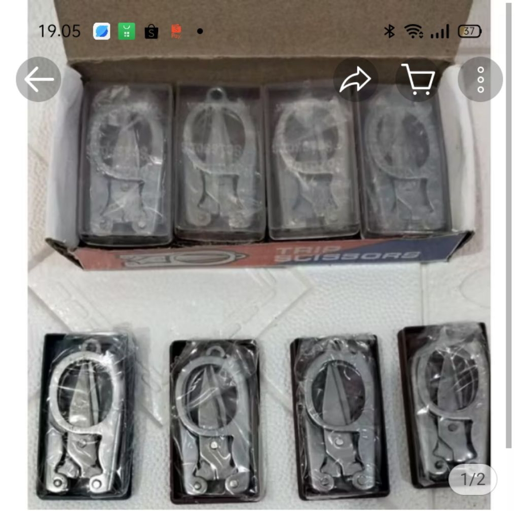 

gunting lipat kecil/ isi 12 pis satu box