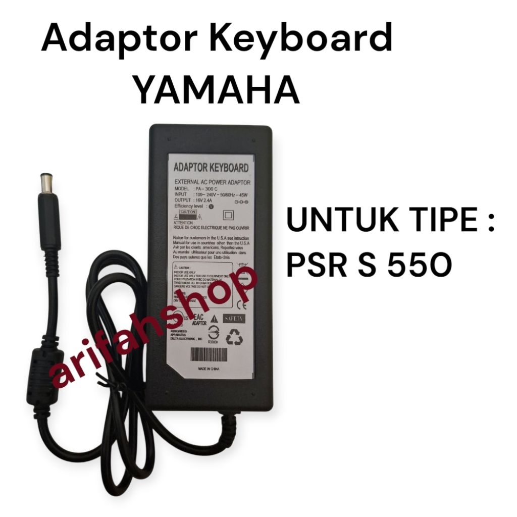 Adaptor Keyboard YAMAHA PSR S 550 kualitas bagus.