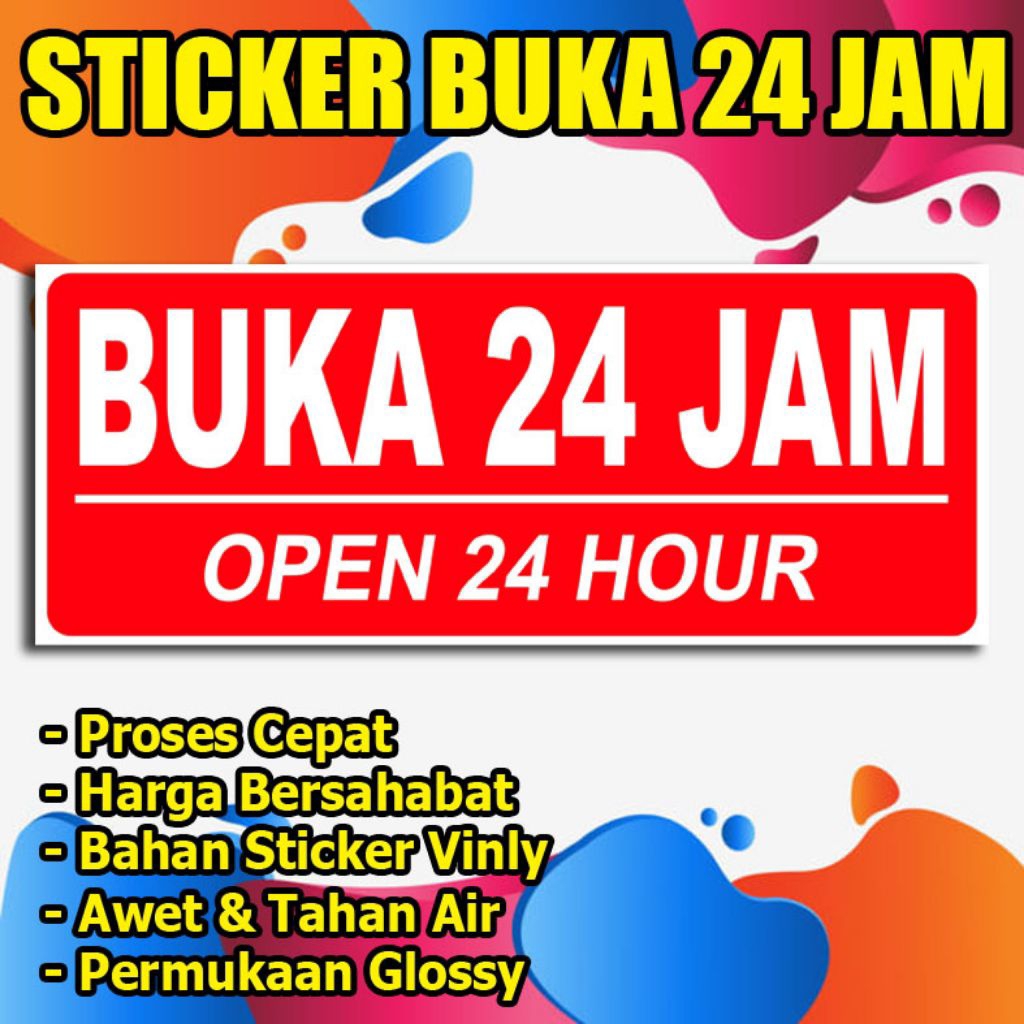 

STIKER BUKA 24 JAM