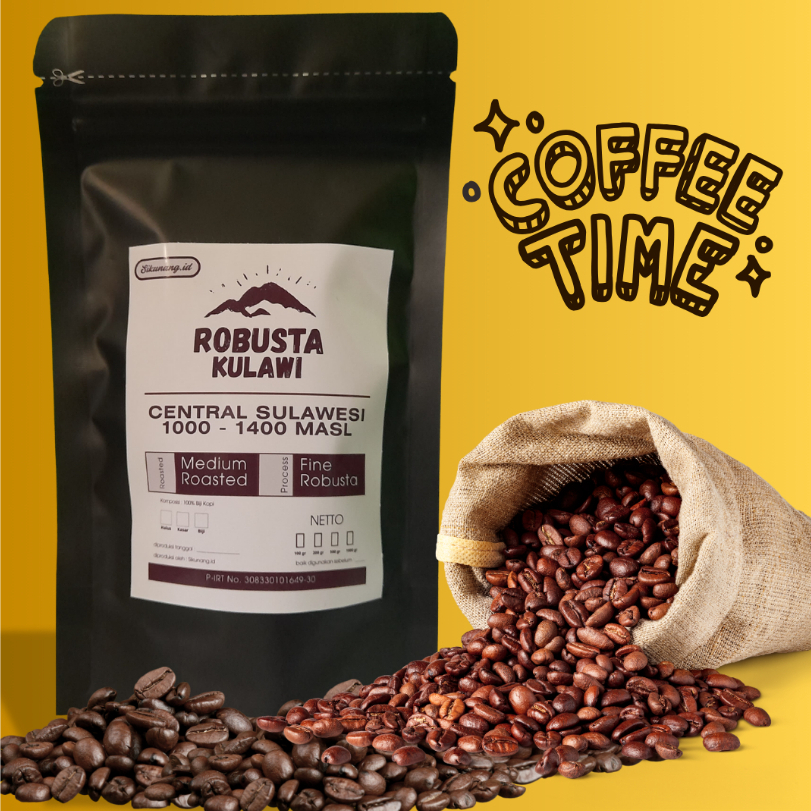 

Kopi Robusta Kulawi Medium Roasted 1400 MDPL