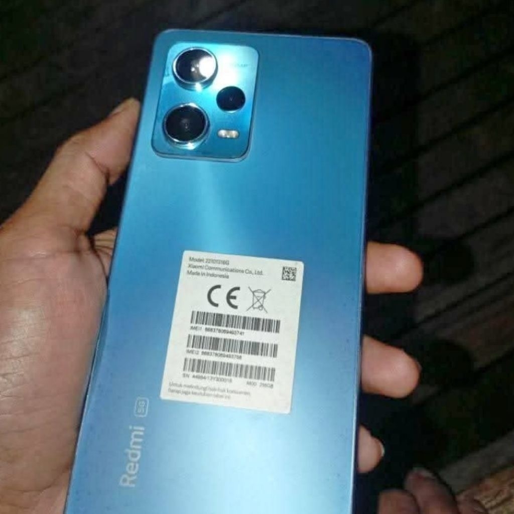 Redmi Note 12 5G Ram 8 Internal 256 Second No Minus