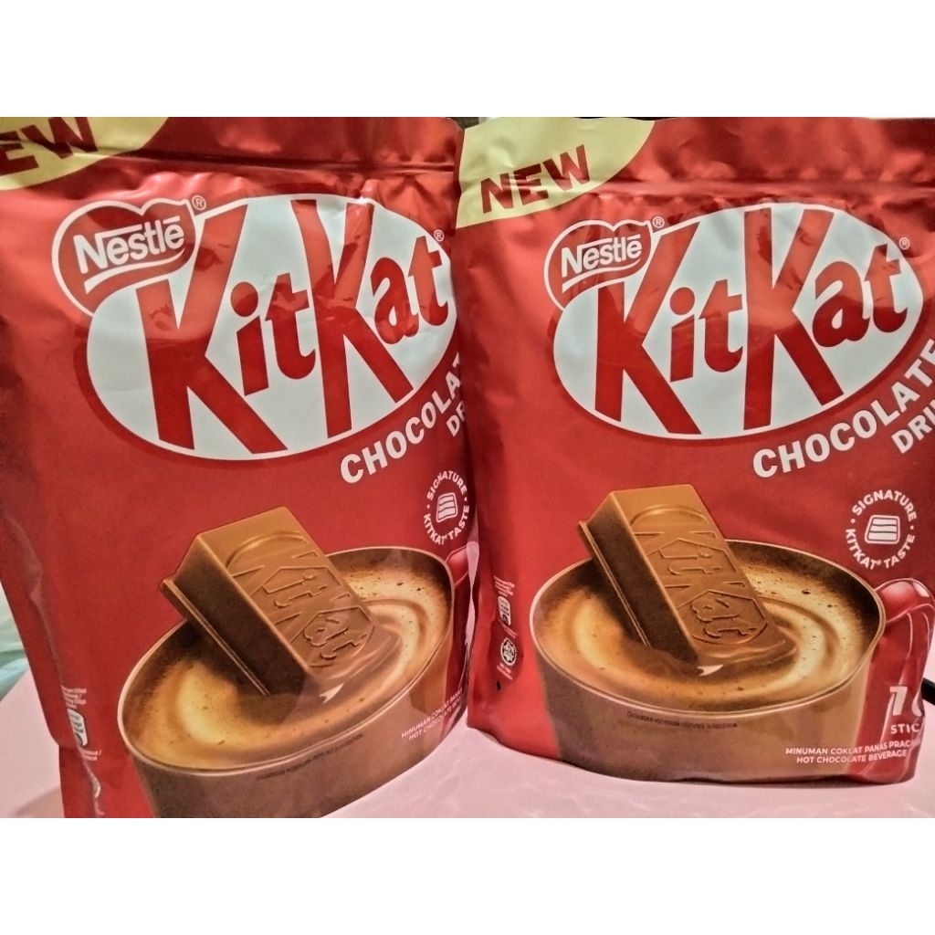 

Nestlé KitKat Hot Chocolate 10 Stick – Minuman Coklat Creamy & Lembut Ala KitKat