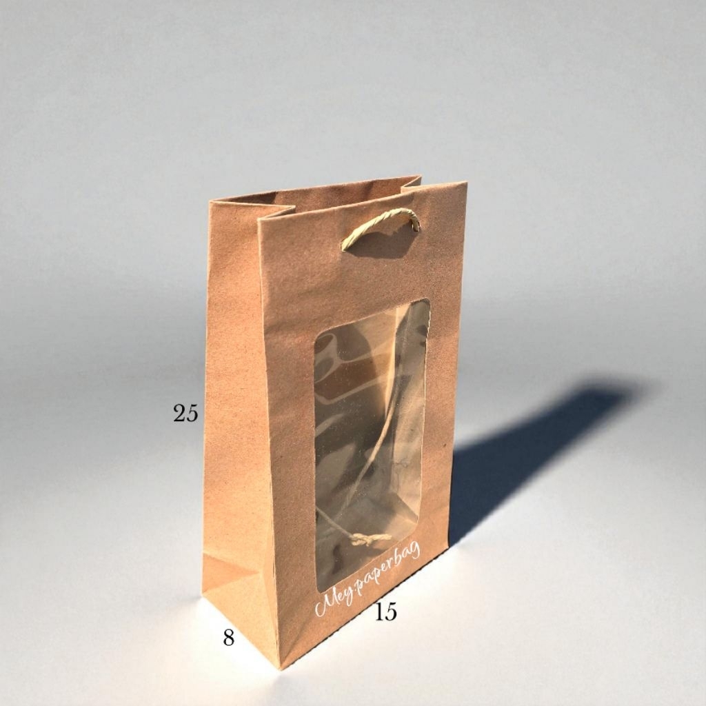 

Paper Bag Polos Window Wafer Variasi Mika Uk 15x25