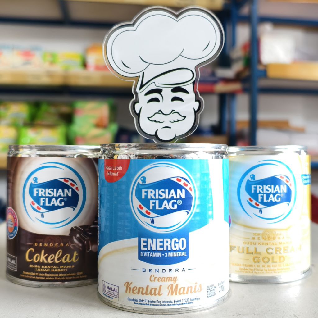 

Susu Kental Manis Bendera 370Gr / Susu Bendera Putih / Susu Bendera Coklat / Susu Bendera Fullcream Gold