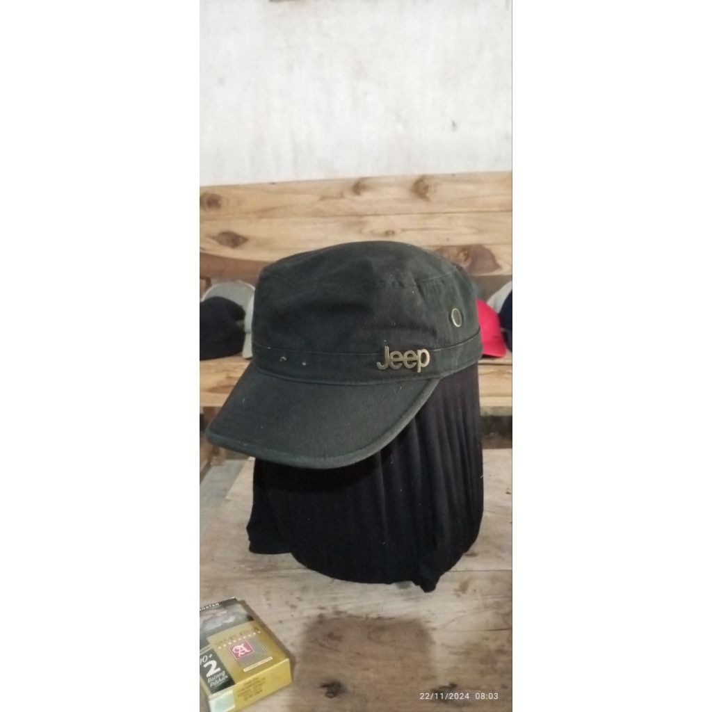 Topi Komando Jeep Hitam