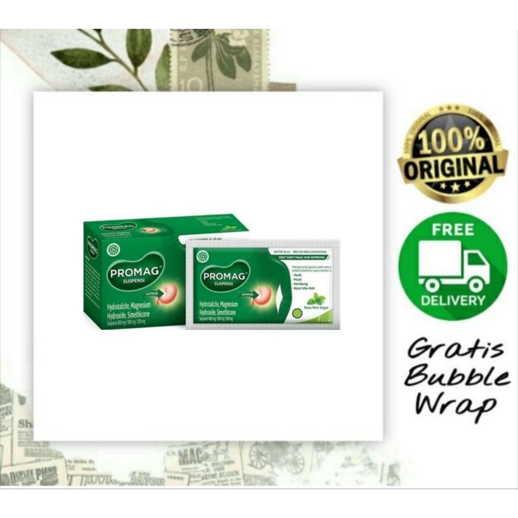 Promag Cair Per Sachet / Promag Suspensi / Antasida Promag