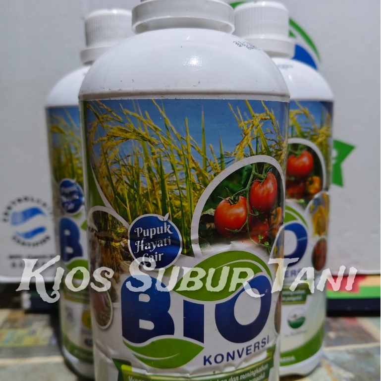 BIO Konversi 1 Liter – Pupuk Hayati Cair untuk Tanaman Pangan, Sayur, Buah & Hias