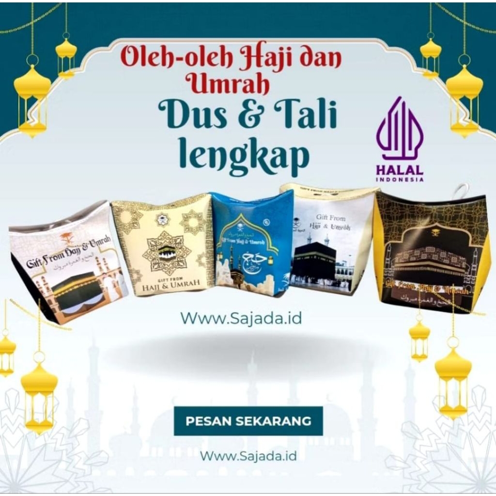 

dus tali oleh-oleh haji dan umroh dus tengteng dus paper bag dus oleh-oleh haji dan umroh 1 pcs