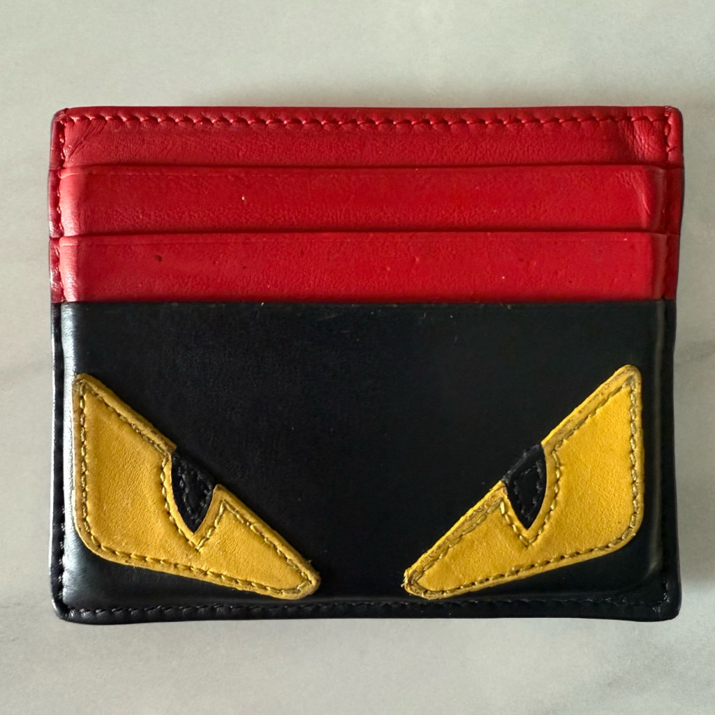 Preloved Fendi Monster Cardholder Wallet SECOND ORIGINAL