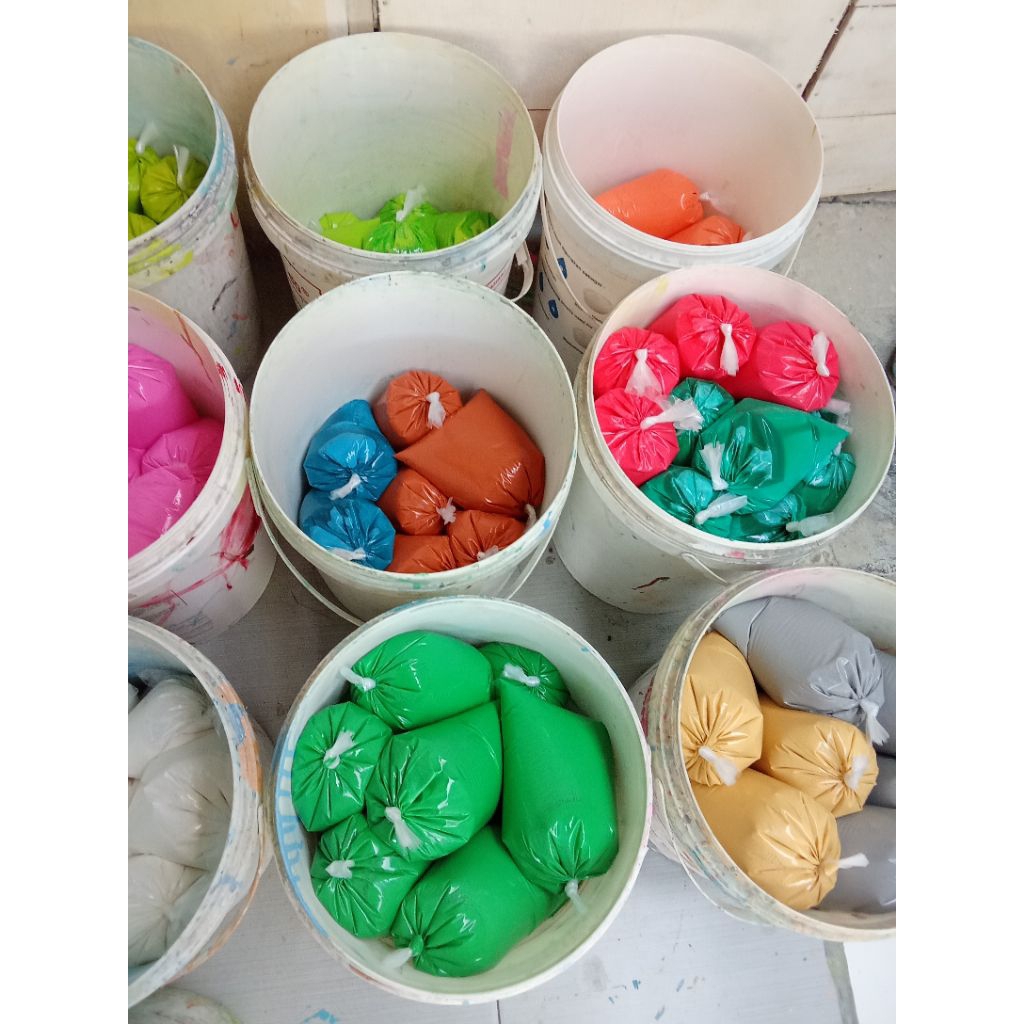 Cat kiloan ½ kg / Cat tembok / Cat anti ngapur / Cat murah / Cat sterofoam / Cat kiloan premium / Ca