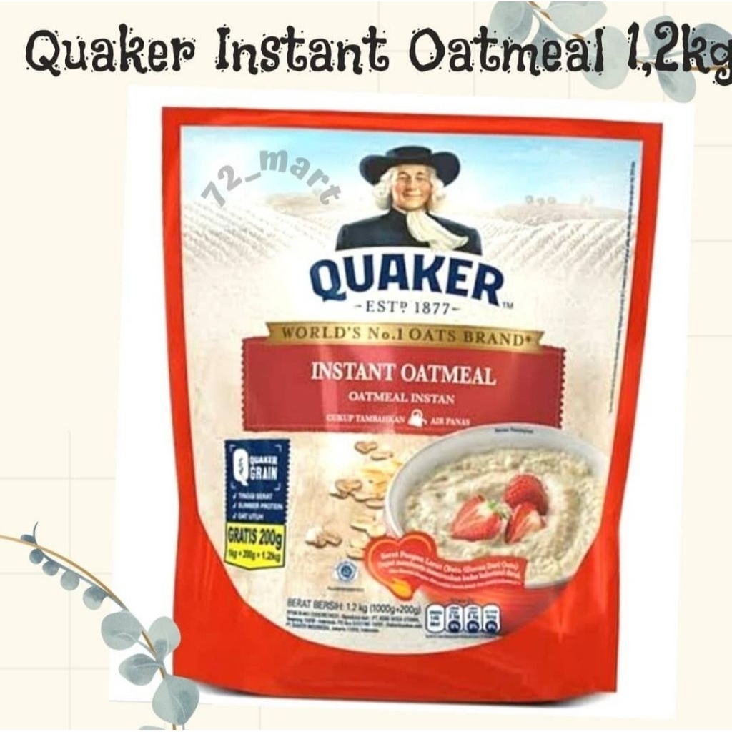 

Quaker Instant Oatmeal 1,2kg