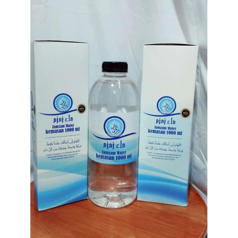 

Air Zamzam 1 Liter Asli Botol Box / Air Zamzam 1 Liter