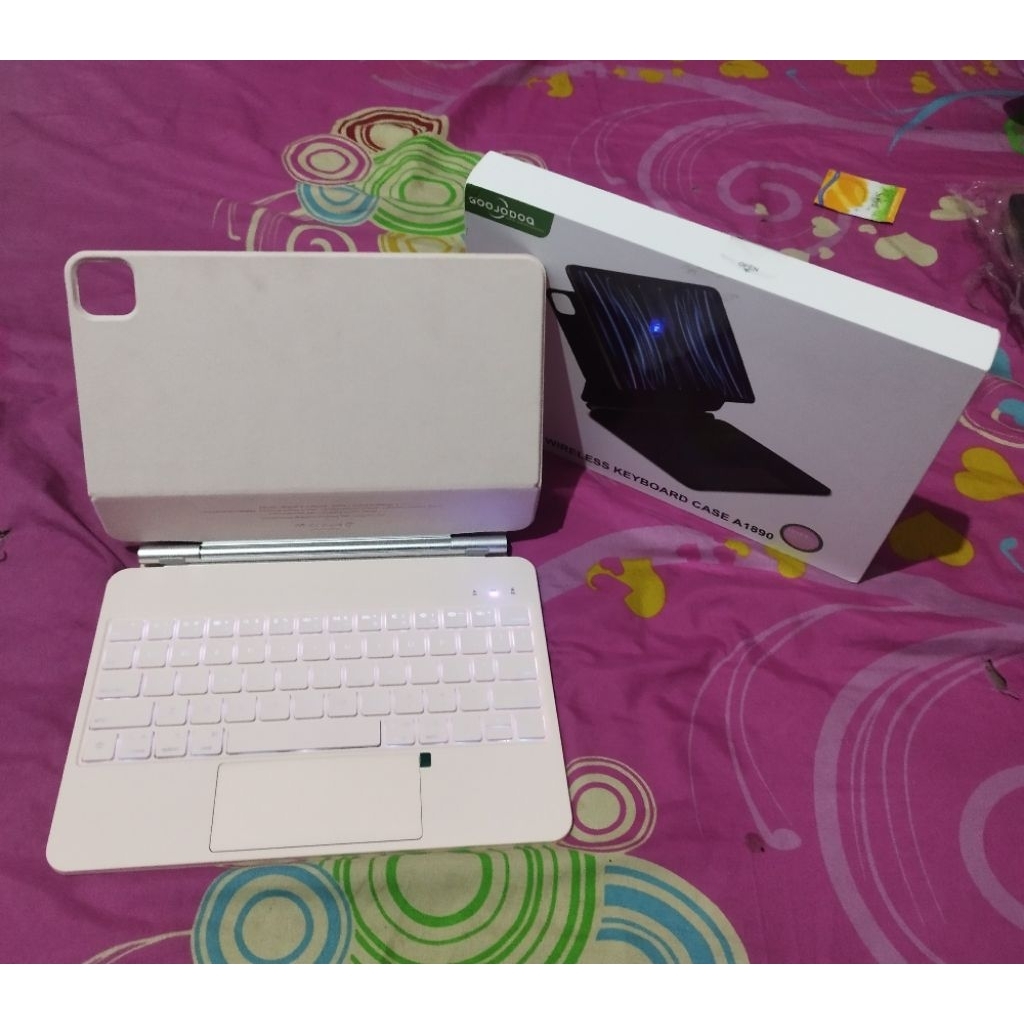 Keyboard goojodoq for ipad  pro 11inc ipad air 4 ipad air 5 second original kaya baru