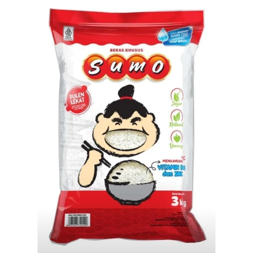 

PROMO TERMURAH BERAS SUPER PREMIUM SUMO MERAH 3KG KUALITAS BAGUS STOCK TERBATAS