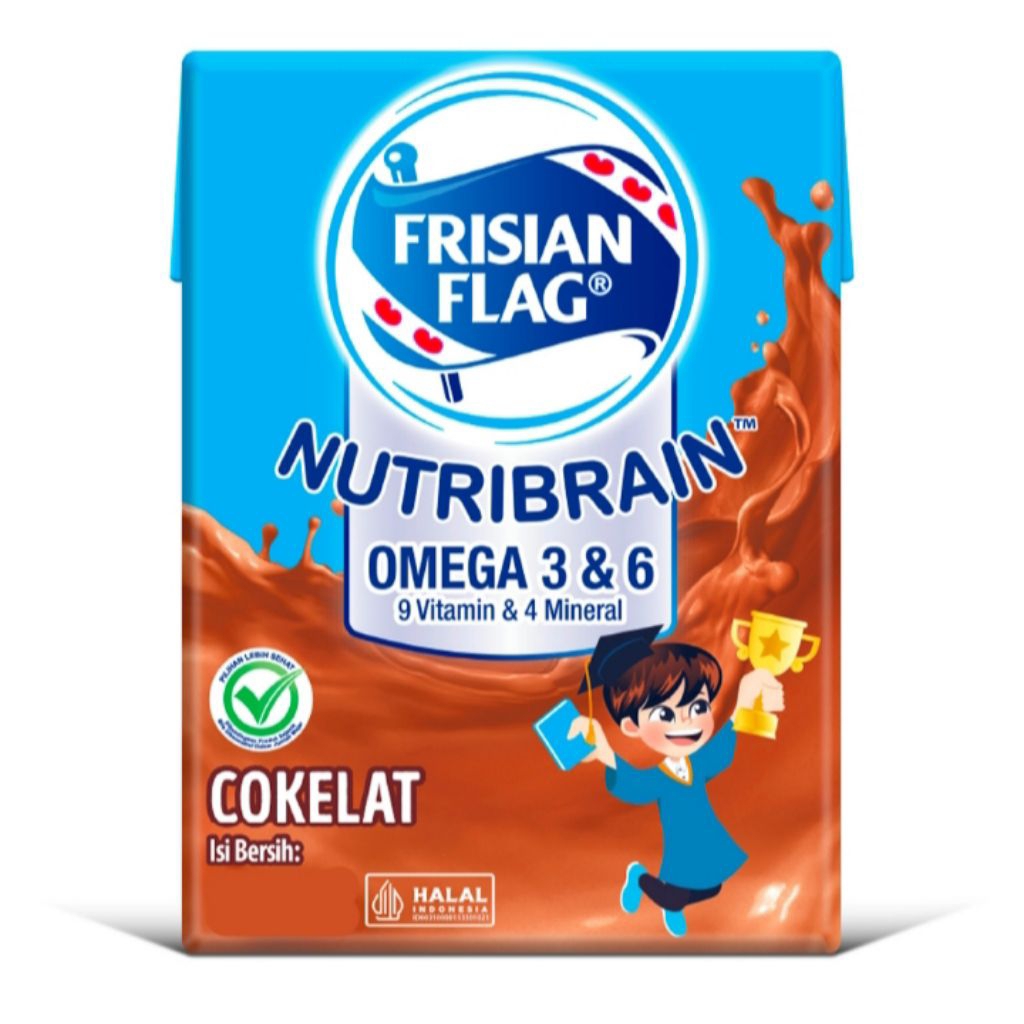 

Frisian Flag Nutribrain Susu UHT Cair Cokelat Kotak 110 ml karton 36x110ml