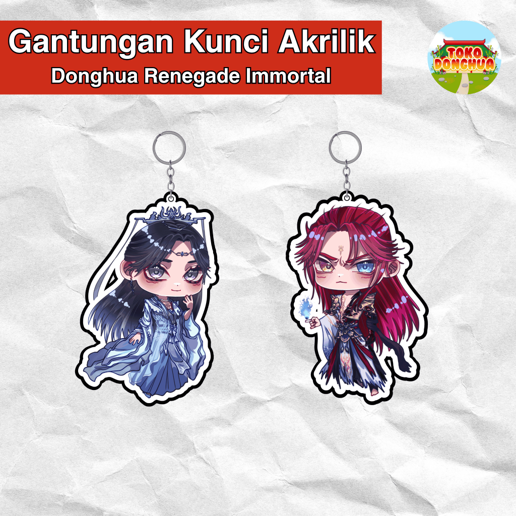 TokoDonghua - Gantungan Kunci Akrilik Karakter Donghua Renegade Immortal / Renegade Immortal Charact