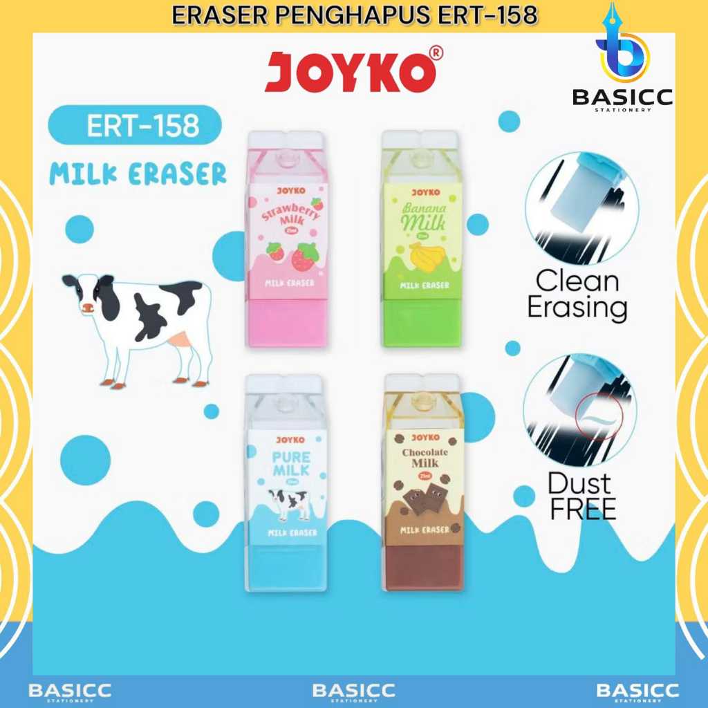 

Joyko Penghapus Eraser Milk Eraser ERT-158 | @ 1 Pcs