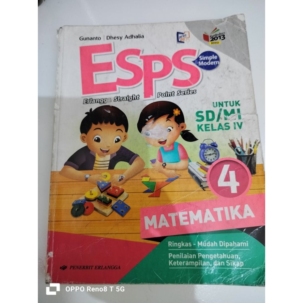 Buku Paket ESPS Matematika Kelas 4 SD