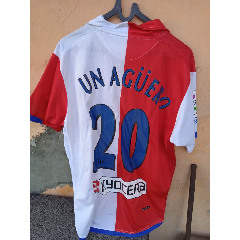 Jersey Atletico Madrid retro player issue aguero size M