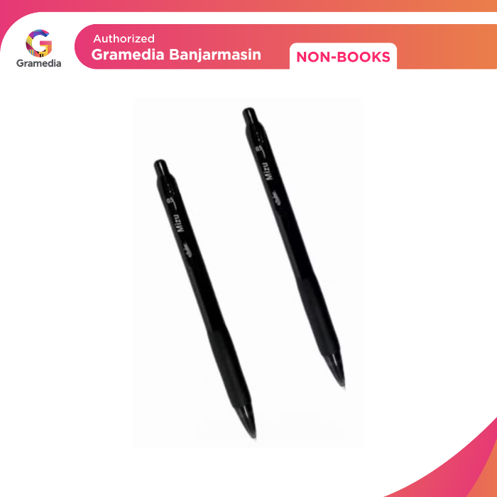 

Gramedia Banjarmasin - Pulpen Retractable Pen Estudee Penlv 0.5Mm Black Set 3Pcs