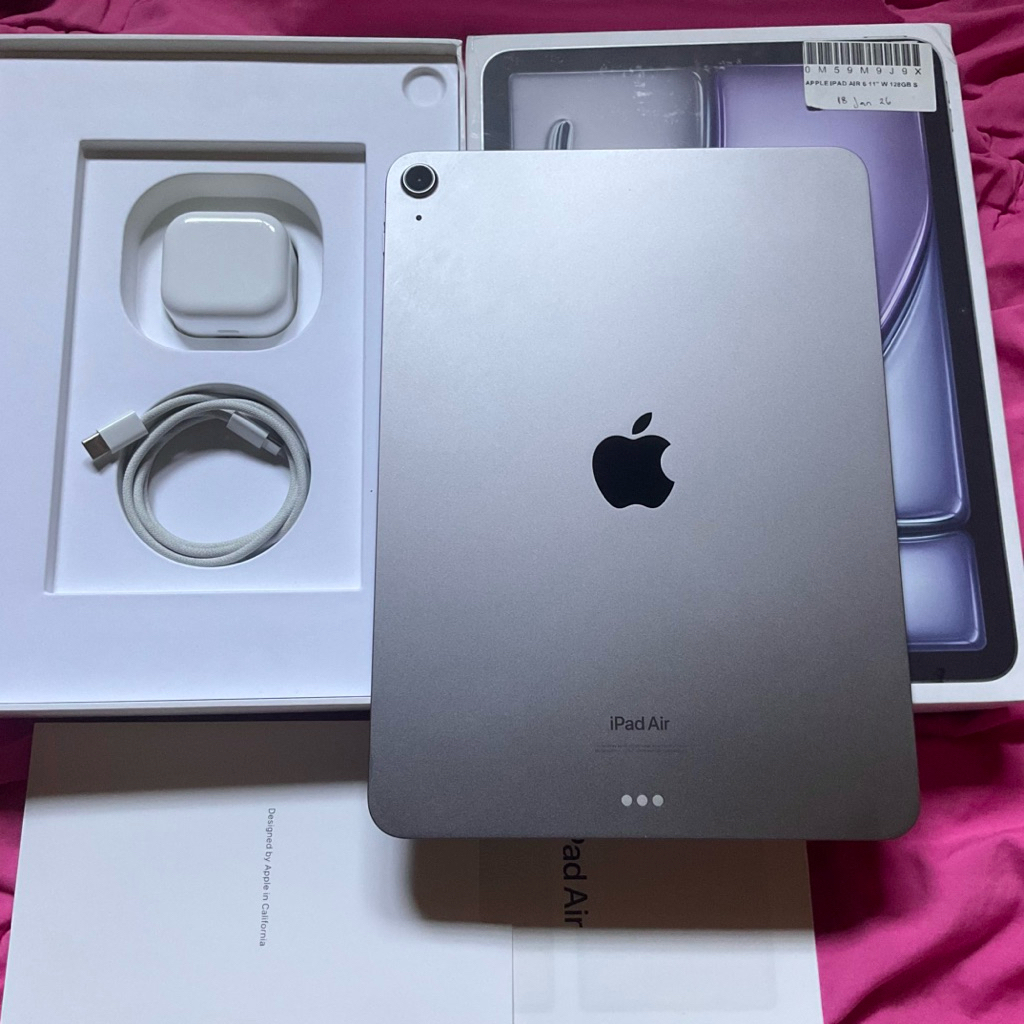 iPad Air 6 M2 128Gb Second Garansi 2025