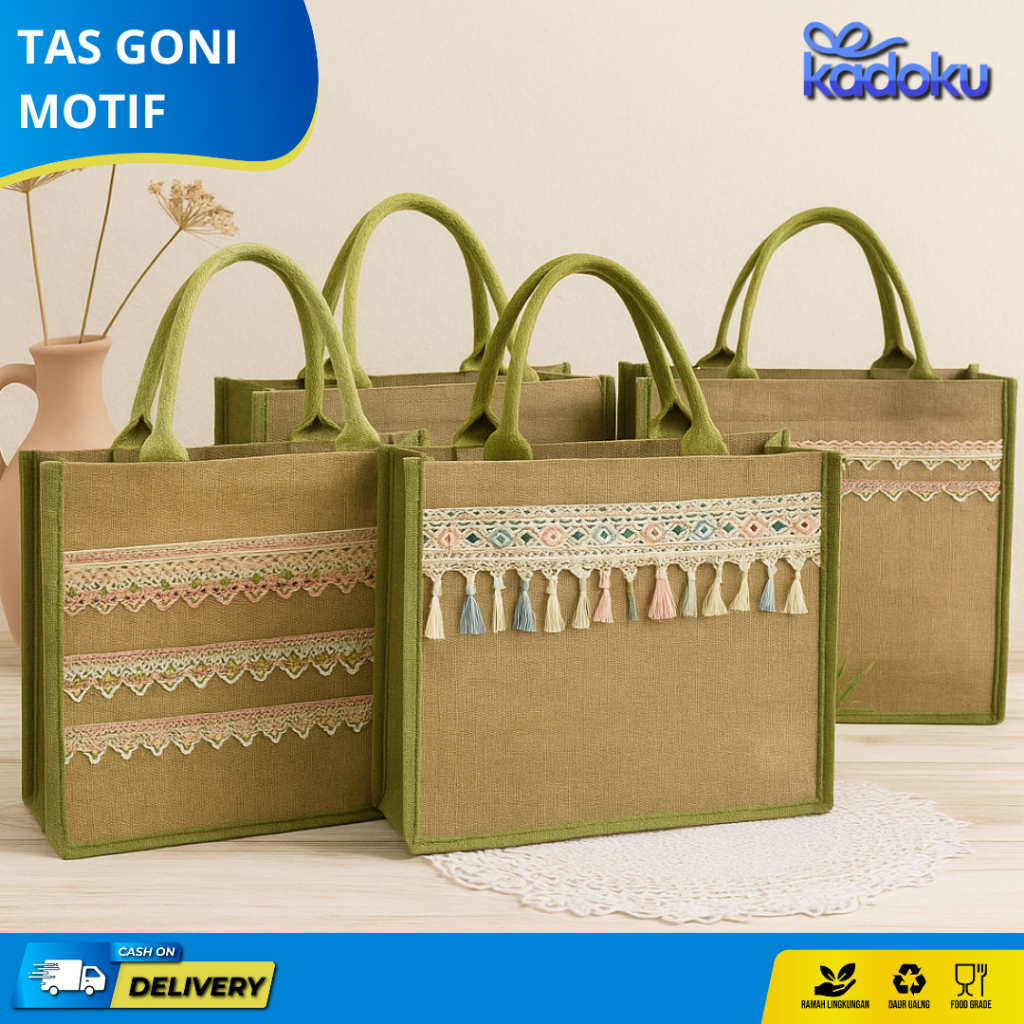 Tote bag Goni / Tas Goni / Goodie Bag Goni / Tas Goni Hampers / Tas Goni Souvenir I Tas Jinjing