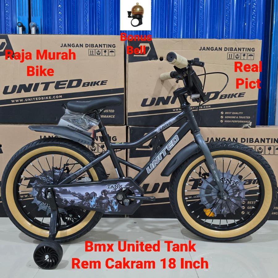 Sepeda Anak Bmx United Tank 18 Inch Ban Jumbo Sepeda BMX 18 United Terbaru