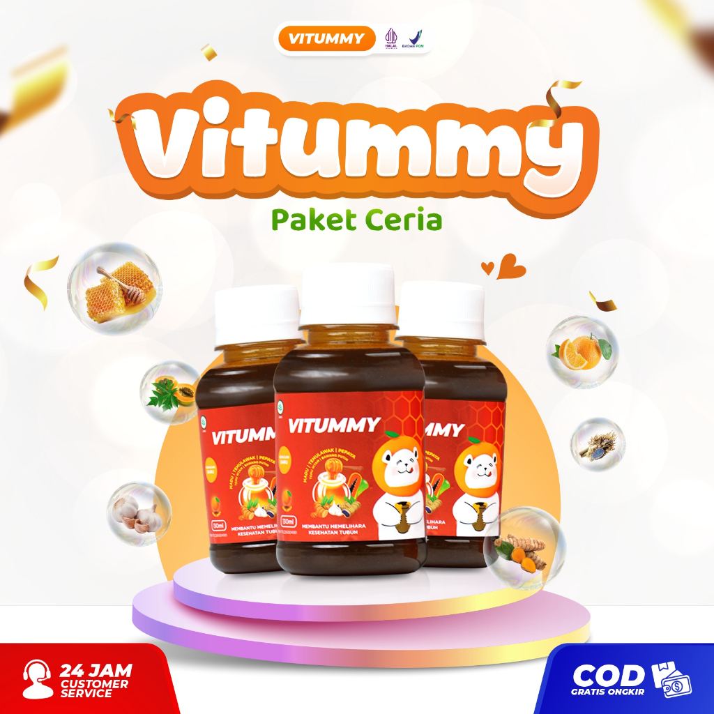Vitummy - Paket Ceria 3 Botol 130Ml