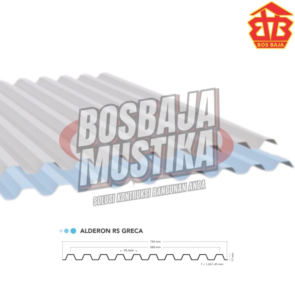 ATAP ALDERON RS UPVC TYPE GRECA