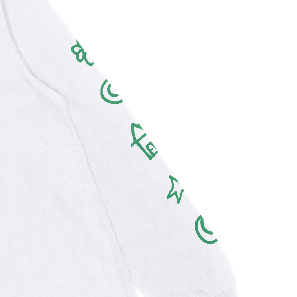 Troy Company Longsleeve Tshirt White Dream Night - Kaos Putih Lengan Panjang LS 3214