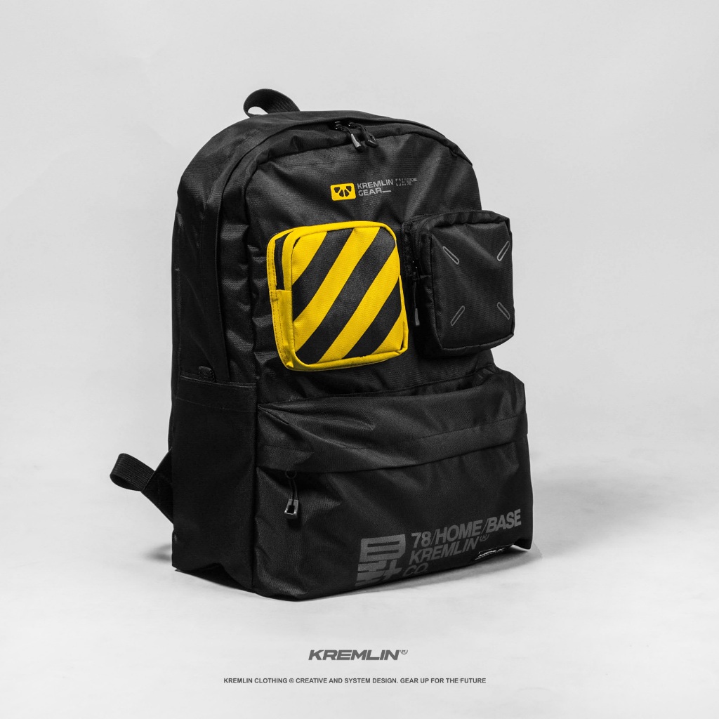KREMLIN Tas Ransel Backpack Techwear Black - Harbor