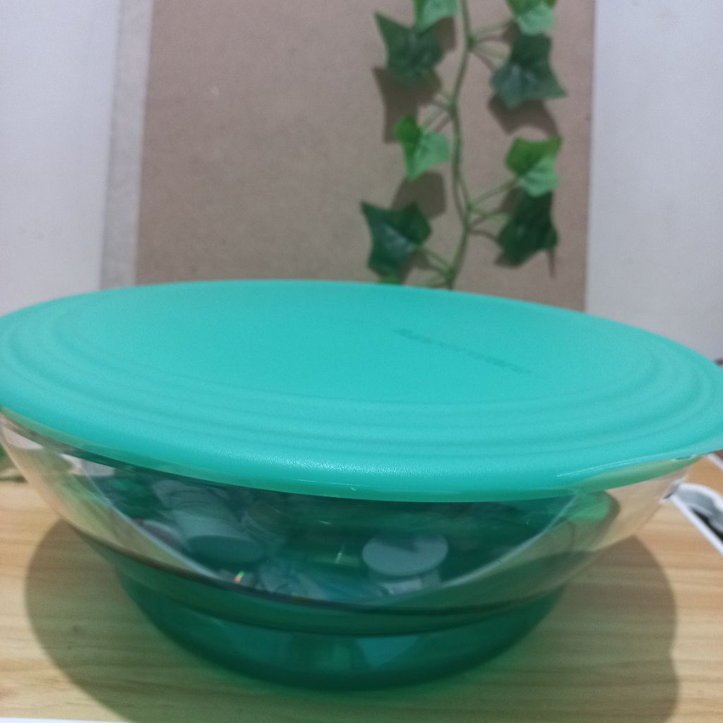 Eleganzia Bowl 3.2 L Tupperware Ori Murah Mangkok besar tupperware pakai tutup serbaguna