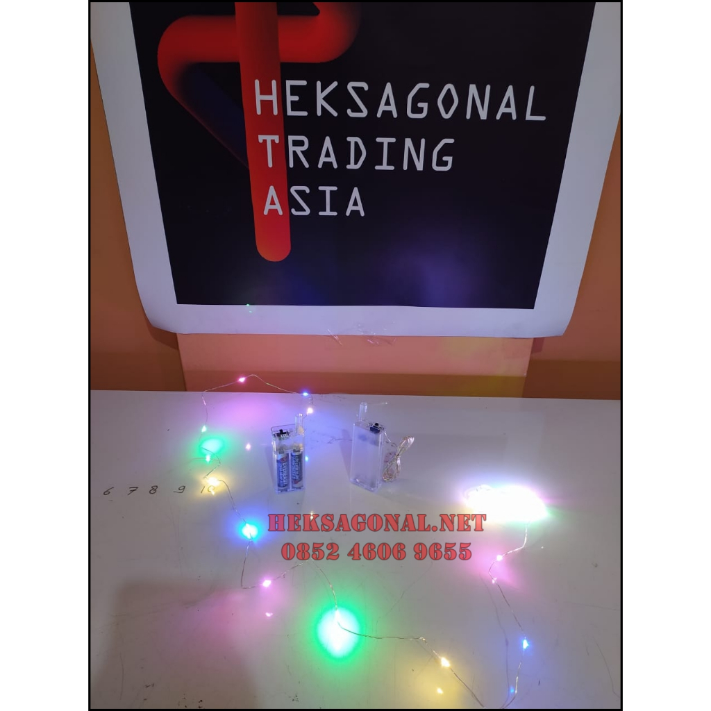 

Lampu Tumbrl Kawat Rainbow Baterai BPN