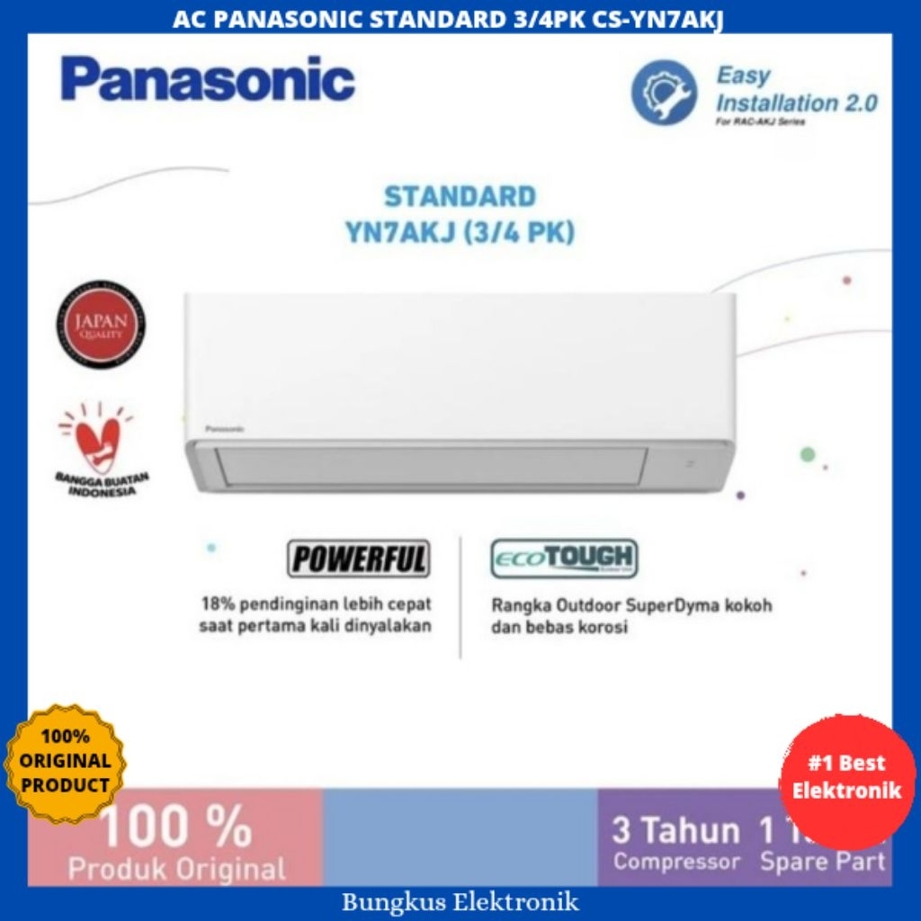 AC PANASONIC STANDARD 3/4PK CS-YN7AKJ AC PANASONIC 0.75PK 7AKJ