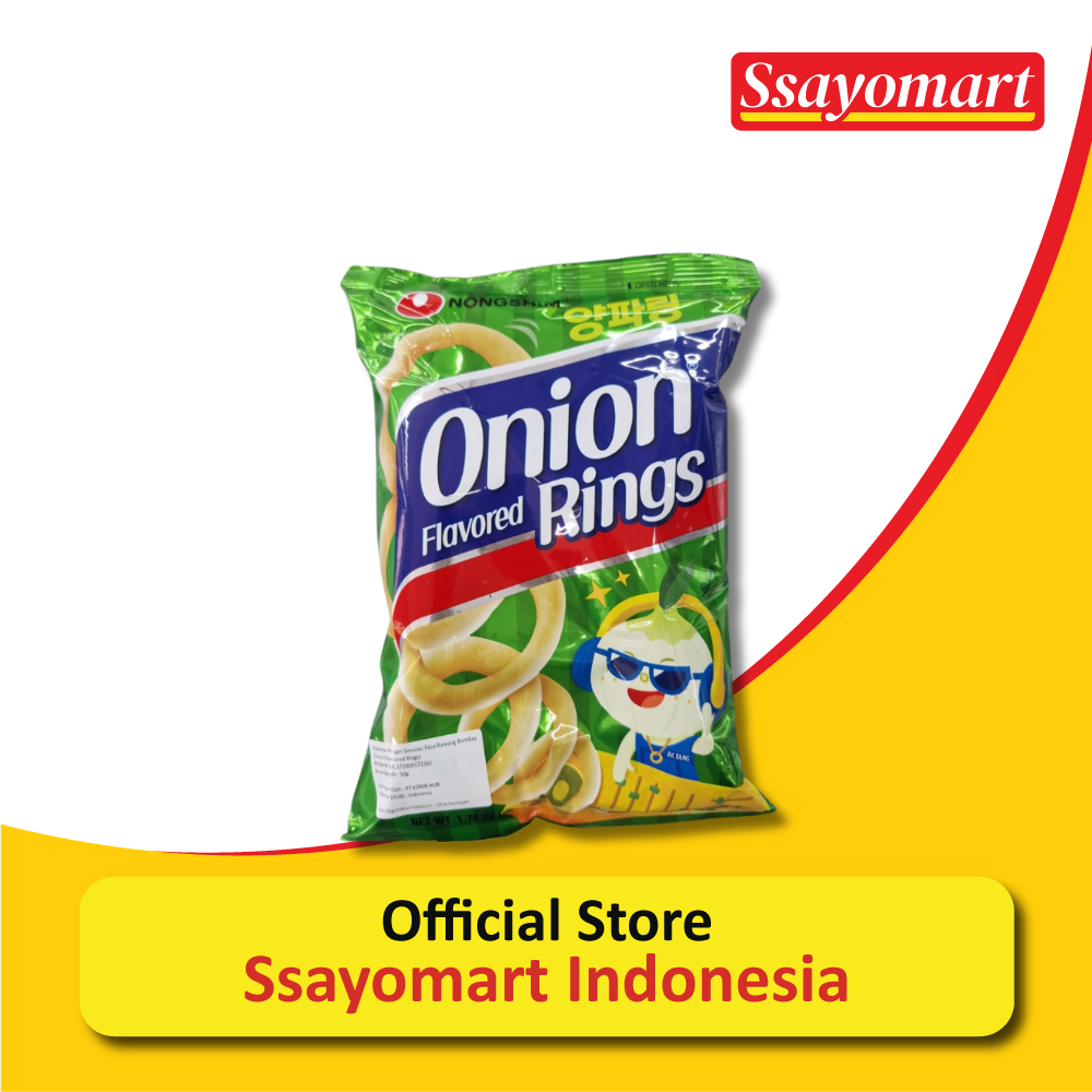 

Nongshim Onion Rings 50g Ring Chips Rasa Bawang Original