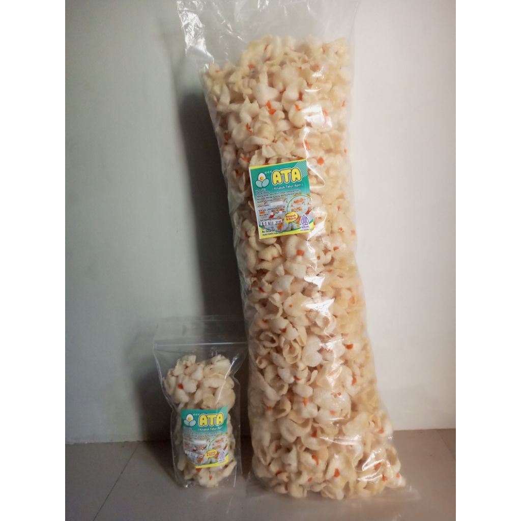 

KERUPUK TELUR ASIN (80 gr dan 1kg)