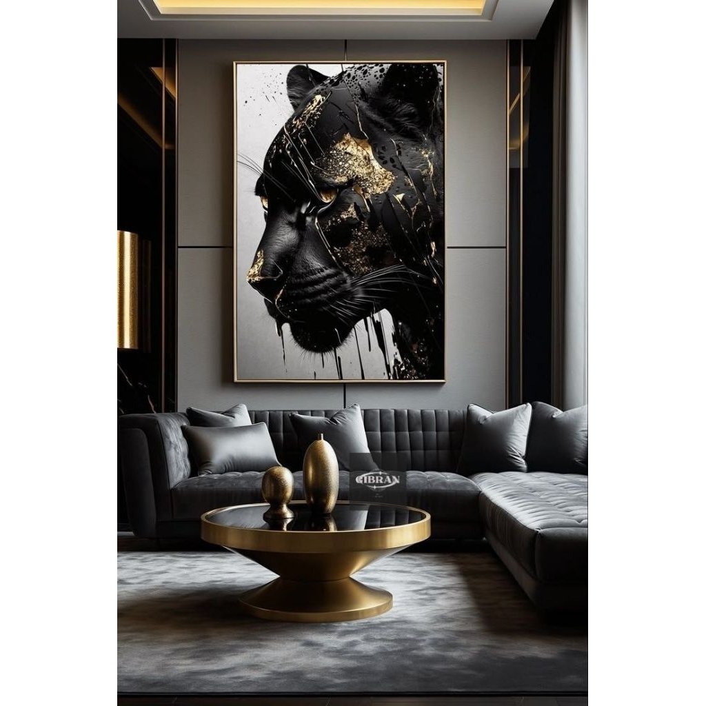 lukisan macan kumbang