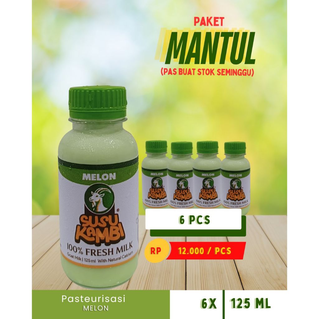 

Paket Mantul Rasa Melon Isi 6 Botol